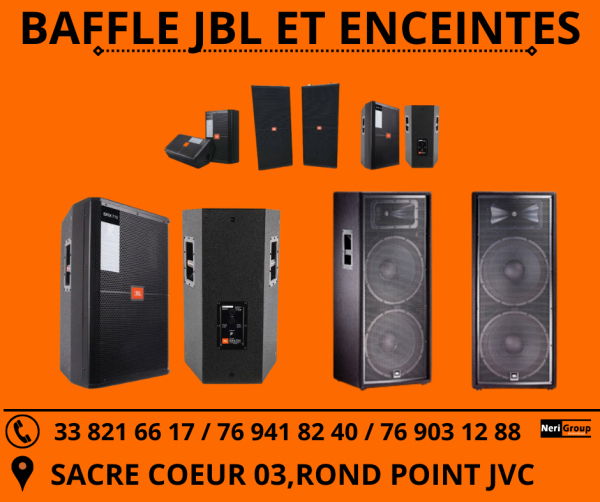 PROMOTION LES BAFFLES JBL ENCEINTES Dakar Sénégal