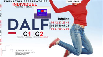 FORMATION PREPARATOIRE INDIVIDUELLE DALF Rabat Maroc