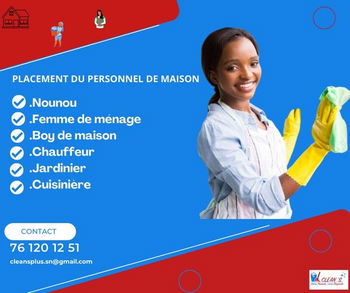 Annonce PERSONNEL MAISON VOTRE DISPOSITION Dakar Sénégal