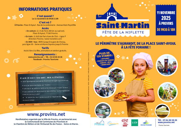 Programme Fête de la Niflette à Provins