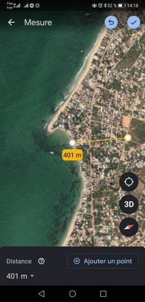 Vente Des terrains 500m2 somone 400m plage Sénégal