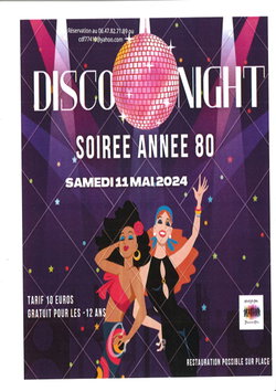 SOIREE ANNEE 80 FRESNES SUR MARNE