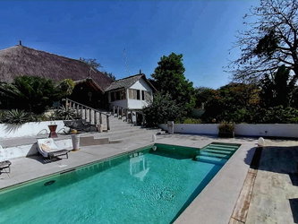 Cap Skirring villa & dépendances & parc vue mer accès direct privatif plage rentabilité Airbnb LCD