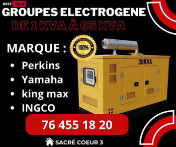 Annonce VENTE GROUPE ELECTROGENE BON PRIX SENEGAL Dakar Sénégal