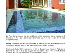location ch d&#039;hôtes Somone Sénégal