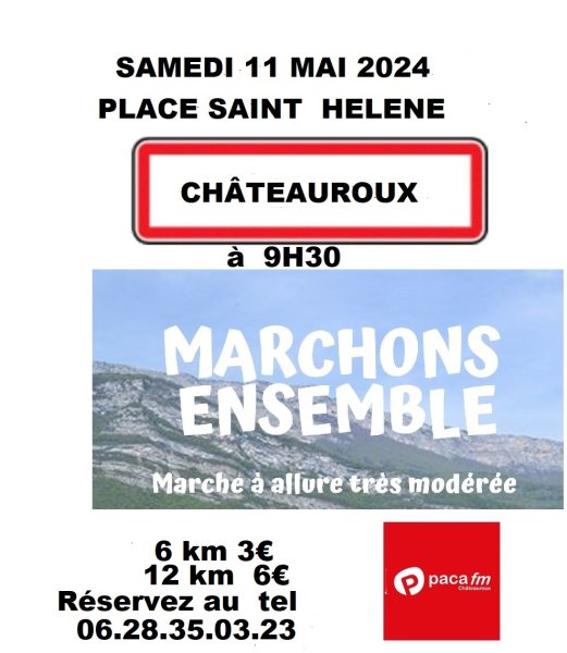 Marchons Ensemble 2024 Châteauroux Indre