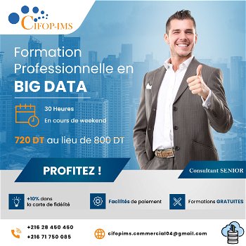 Annonce Formation Big Data Tunis Tunisie