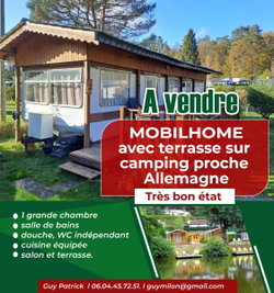 Mobile home avec terrasse