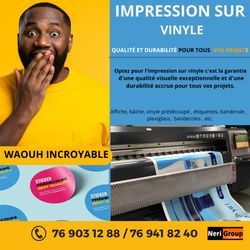 impression sur vinyle