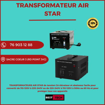 TRANSFORMATEUR AIR STAR Dakar S&eacute;n&eacute;gal