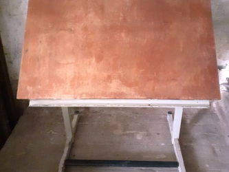 Table dessin vintage Renaix Belgique
