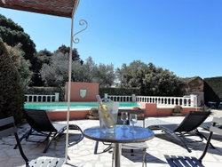 terrasse sur piscine