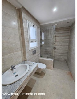 appartement S+2 neuf a louer à Hammamet Centre