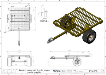 Annonce rEMORQUE uTILITAIRE 350 KGS Fougerolles-Saint-Valbert Haute Saône