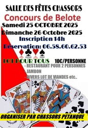 Concours de belote octobre