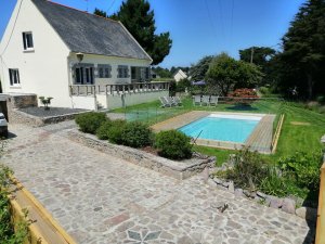 Vente maison néo bretonne piscine 200 mètres pied plage d&#039;erquy Côtes d&#039;Armor