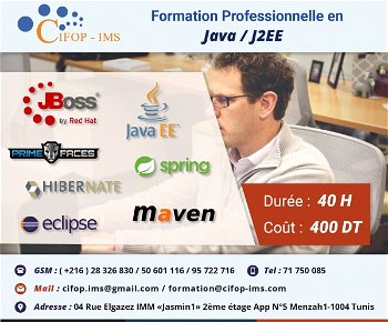 Réduction formation JAVA /JEE Tunis Tunisie