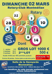 Affiche Loto Rotary Montmelian