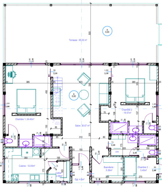 Plan Rez de Chaussée