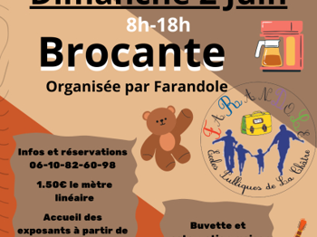 Annonce Brocante par l&#039;Association FaRanDoLe Châtre Indre