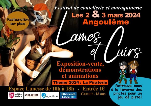 Lames et Cuirs 2024, festival de coutellerie et maroquinerie