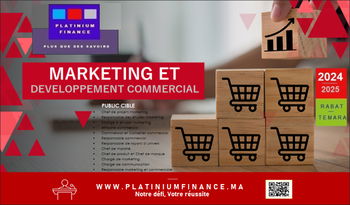 FORMATION haut cadre Marketing Développement Commercial Rabat Maroc