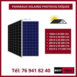 VENTE PANNEAUX SOLAIRES BON PRIX 03 Dakar Sénégal