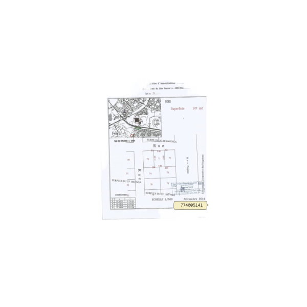 Terrain ker yoff plan