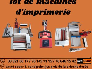 Annonce lot machines d&#039;imprimerie Dakar Sénégal