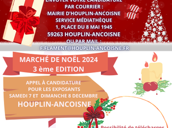 Annonce Marché Noël 2024 Houplin-Ancoisne Nord