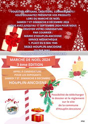 Annonce Marché Noël 2024 Houplin-Ancoisne Nord