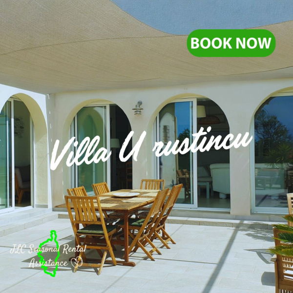 Espace repas, grande terrasse - Villa u rustincu