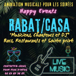 Animation musical Rabat-casa