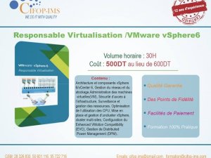 Formation Virtualisation /VMware vSphere6 Tunis Tunisie