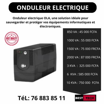 ONDULEURS ELECTRIQUES MARQUE OLA VENTE Dakar Sénégal