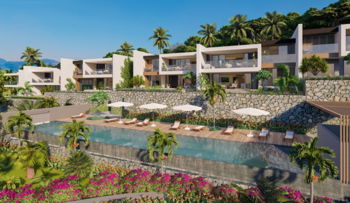 Vente projet d&#039;appartements vue lagon ocean baie cap Belle Ombre