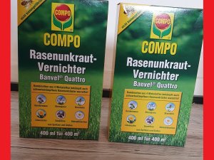 Annonce 🌿 Désherbant Sélectif gazon COMPO Quattro 400ml pour 400m² traité 🌿 Herbicide Mauvaises Herbes Lille