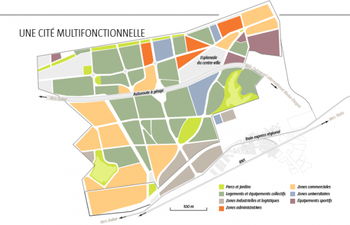 Plan du Pole urbain de Diamniadio