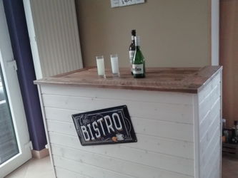 Meuble bar fait main Namur Belgique