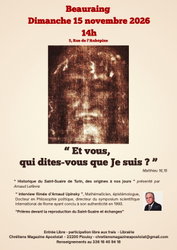 Conférence sur le Saint-Suaire