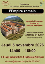 [CONFÉRENCE] L'EMPIRE ROMAIN Ambérieu-en-Bugey