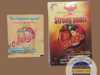 &quot;STRONG P%NIS COFFEE&quot; Café Aphrodisiaque pour 1 p%nis gros longue durée