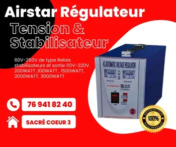 RÉGULATEUR TENSION AIRSTAR SENEGAL BON PRIX N°1 Dakar Sénégal