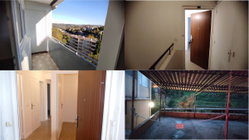 balcon + entrée +couloir + parking couvert