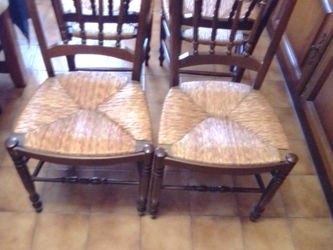 Chaises Paysannes Rustiques