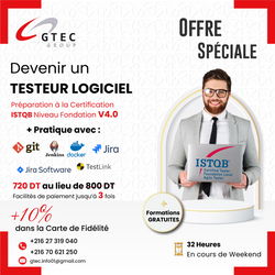 Annonce Formation Testeur Logiciel ISTQB Tunis Tunisie