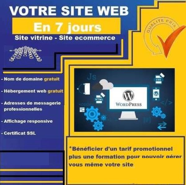 Votre Site Web Professionnel 7 jours Rufisque Sénégal