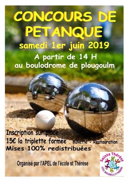 Concours pétanque Plougoulm Finistère