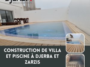 Vente villa cours construction djerba zarzis Tunisie