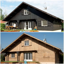 décapage chalet